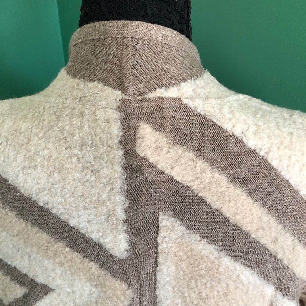 LUCKY BRAND Aztec Pattern Jacket Open Wrap S/P NWT - Picture 5 of 6